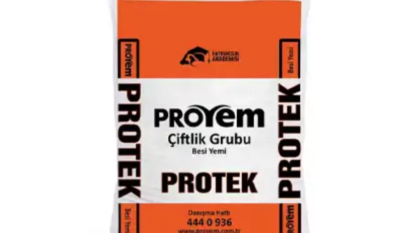 Çiftlik Grubu ürünlerimizden Protek Besi Yemi; Yoğun besi döneminde yüksek performans almak için tasarlanmıştır. Dengeli protein ve enerji içeriği ile daha yüksek canlı ağırlık artışı sağlar. Bağışıklık sistemini destekler, daha kuvvetli tırnak yapısı oluşturur.